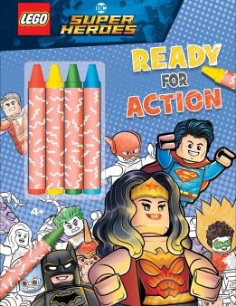 Lego DC Super Heroes Coloring Book With Covermount Sale