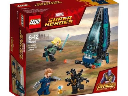 Lego Marvel Super Heroes Marvel Avengers Infinity War Outrider Dropship Attack Set For Cheap