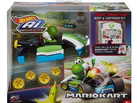 Hot Wheels Ai Mario Kart Yoshi Accessory Hot on Sale