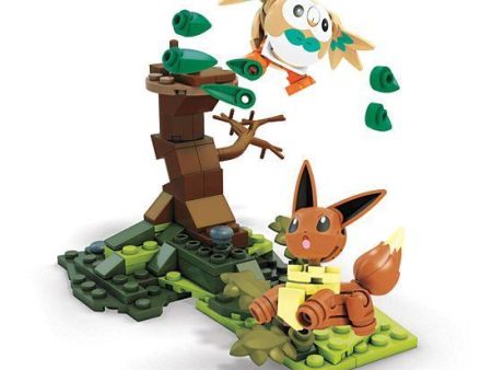 Mega Construx Pokemon Rowlet vs. Eevee on Sale