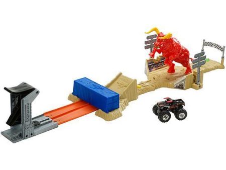 Hot Wheels Monster Jam El Toro Loco Showdown Play Set For Cheap