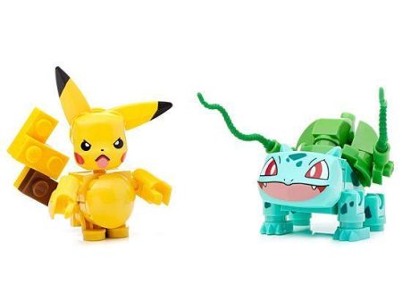 Mega Construx Pokemon Pikachu vs. Bulbasaur For Discount