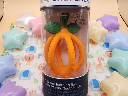 Bitzy Biter Silicone Teething Ball Fashion