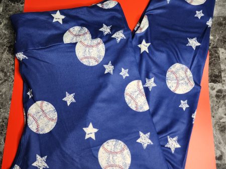 *Charlies Project Baseball and Stars Leggings Online